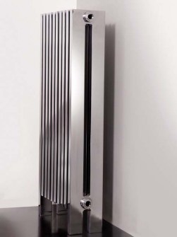 alumínium radiátor, design szobai radiátor, króm radiátor