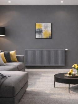 lapradiátor, színes radiátor, lapradiátorok, lemezradiátor, acél radiátor, fekete radiátor, Fűtés korszerűsítés