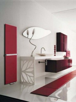 fürdőszobai radiátor, szürke törölközőszárító, színes radiátor, design törölközőszárító, hybrid radiátor