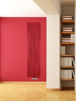 design szobai radiátor, színes radiátor, álló radiátor, vertikális radiátor
