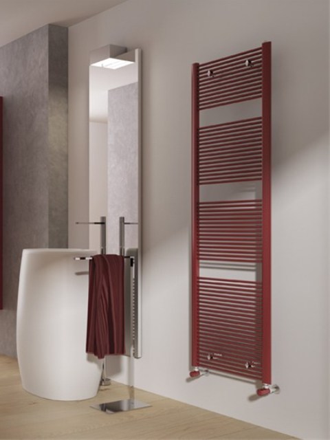 törölközőszárító, színes radiátor, design radiátor, fürdőszobai radiátor